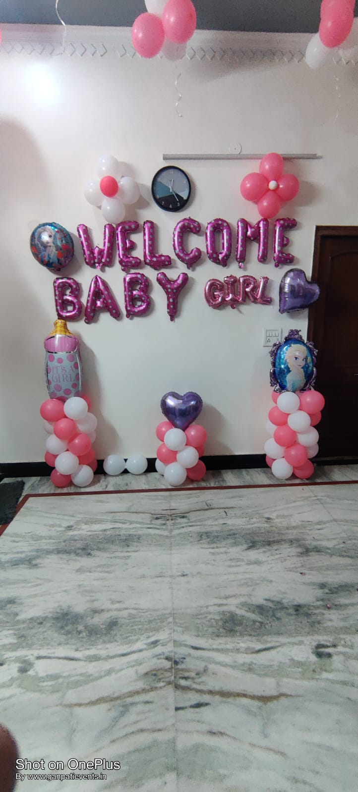 welcome baby boy decoration