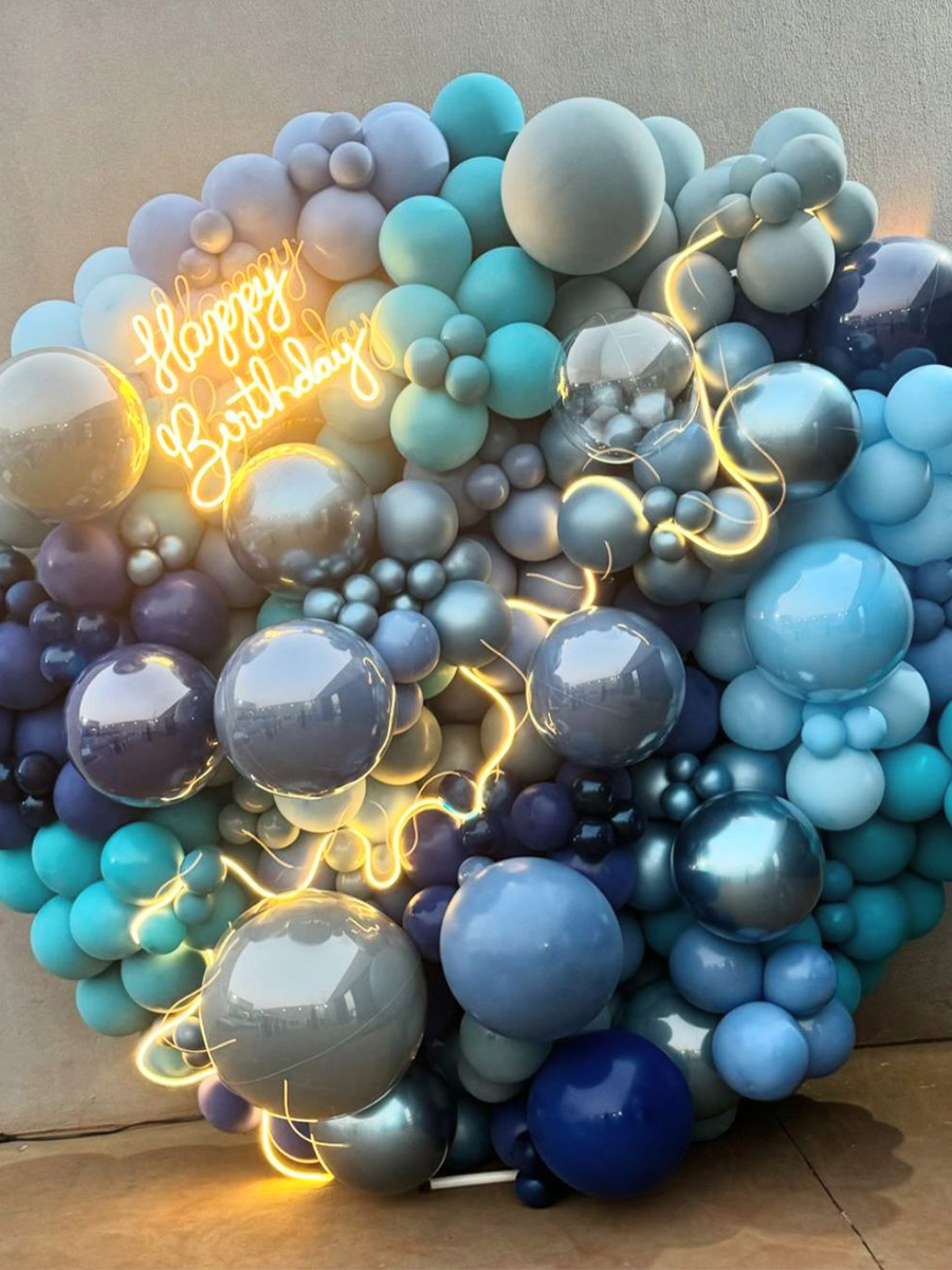 ganpatievents.balloon-Hall-Decoration