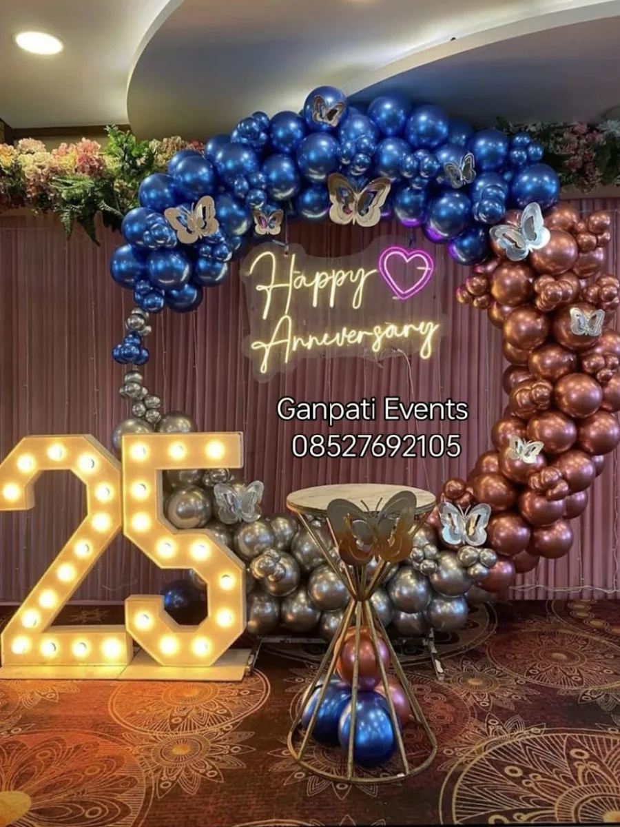 25th Anniversery Decoration