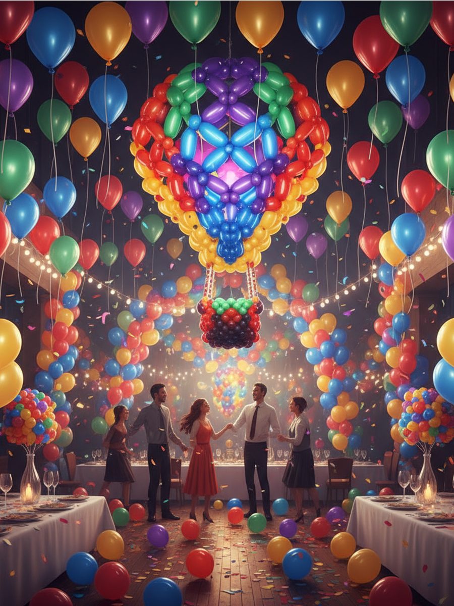 Radiant Balloon Fiesta Decoration